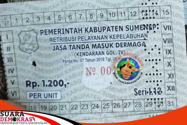Oknum Petugas Perhubungan Pelabuhan Kangean Diduga Lakukan Pungutan Liar Tiket&nbsp;Masuk