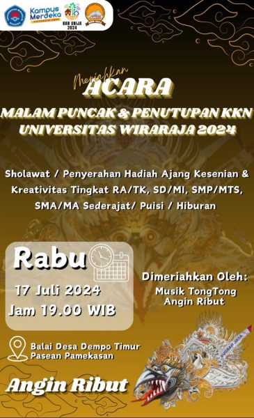 Saksikanlah! Kemeriahan Malam Puncak & Penutupan KKN Unija Madura 2024 Di Desa Dempo&nbsp;Timur