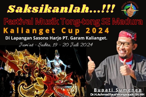 Saksikan Dan Ramaikan! Festival Musik Tong-tong SE Madura Kalianget Cup&nbsp;2024