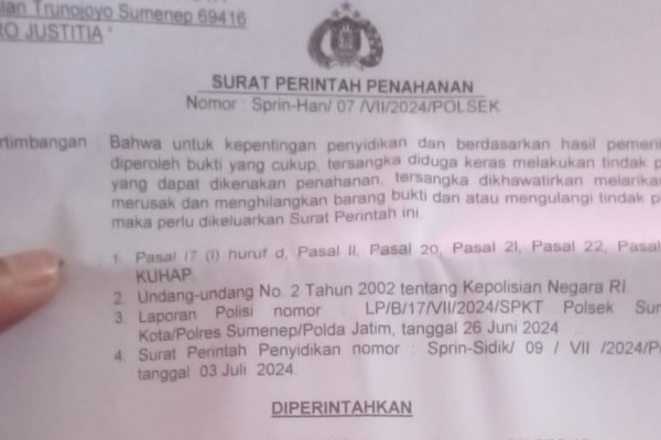Kasus Dugaan Penggelapan Mobil Rental di&nbsp;Sumenep